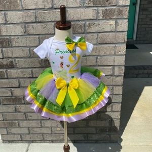 Princess Tiana tutu set